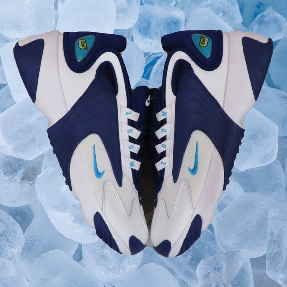 Nike Blue and White Sneakers